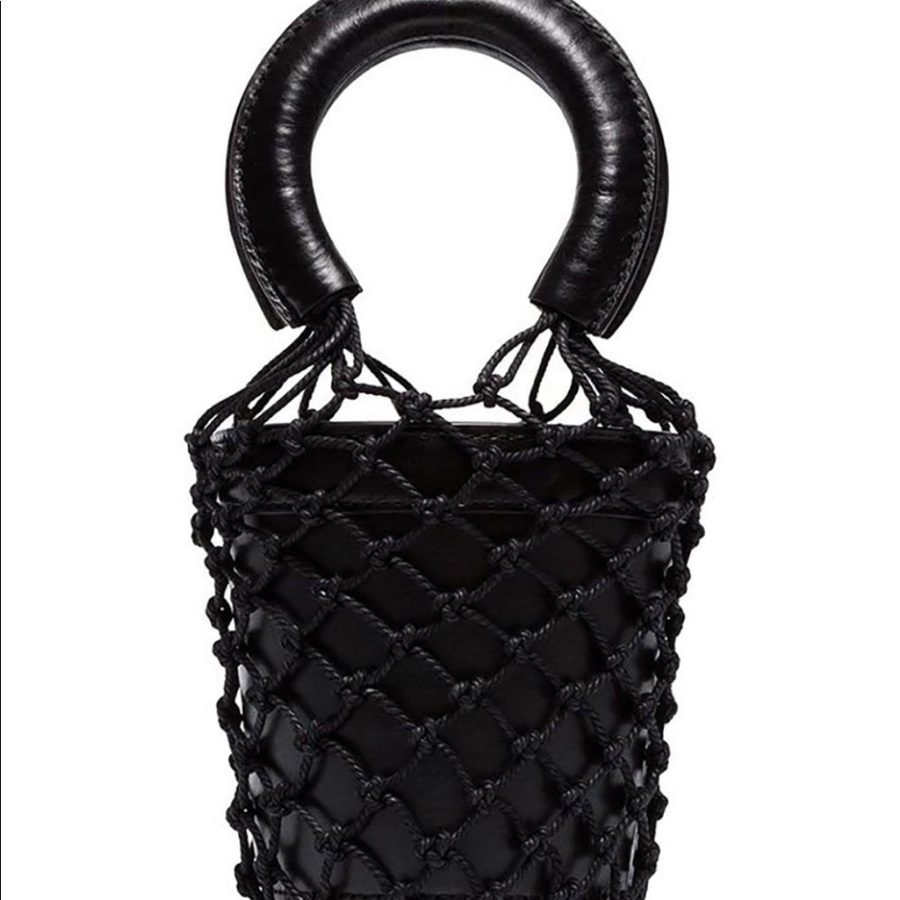 NWT Stunning Mini Moreau Black Bucket Bag